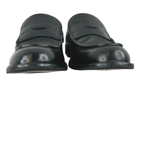 LANDS’ END Penny Loafers in Black Leather Men's Size 12 - Picture 7 of 11